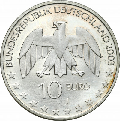 Niemcy. 10 euro 2003 J – Justus Von Liebig