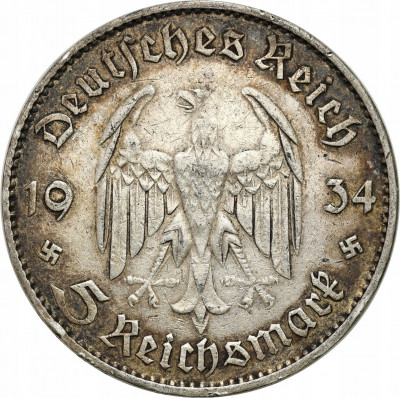 Niemcy III Rzesza 5 marek 1934 J Kościół