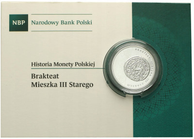 10 złotych 2014 brakteat Mieszka III Starego