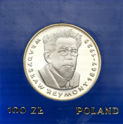 Polska PRL 100 zł 1977 W. Reymont