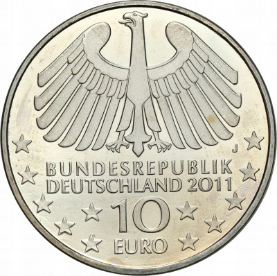 Niemcy. 10 euro 2011 J – 100 lat Elbtunnel Hamburg