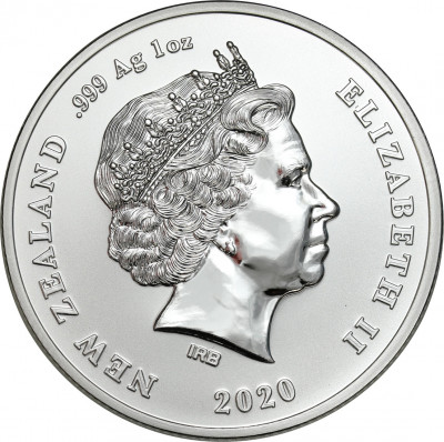 Nowa Zelandia. 1 dolar 2020 Pingwin - SREBRO