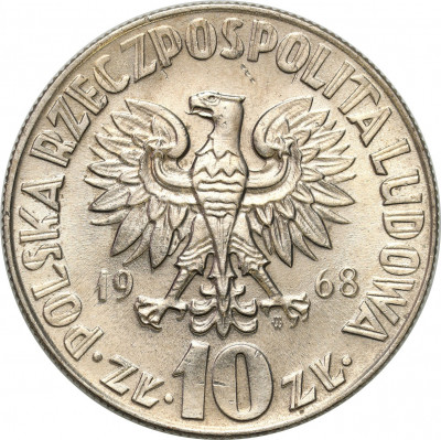 PRL. 10 złotych 1968 Kopernik – PIĘKNY