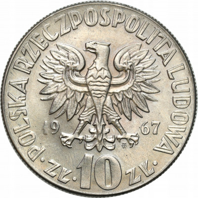 PRL. 10 złotych 1967 Kopernik – PIĘKNY