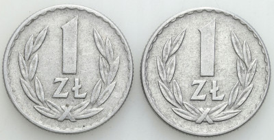 PRL. 1 złoty 1967 – 2 szt – Rzadkie