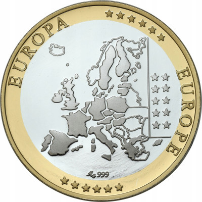 Medal - waluta Euro - SREBRO – San Marino