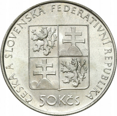 Czechosłowacja 50 koron 1991 - PIĘKNA