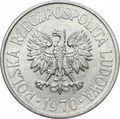 PRL. 50 groszy 1970 - PIĘKNE