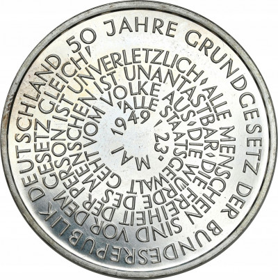 Niemcy. 10 marek 1999 D 50 lat zasad Niemiec
