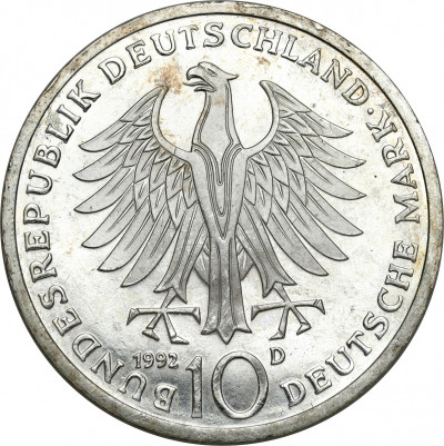 Niemcy 10 marek 1992 D Order Pour le Mérite SREBRO