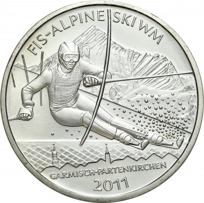 Niemcy 10 euro 2010 Narciarstwo Alpejskie - SREBRO