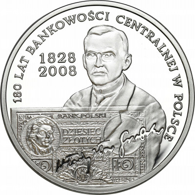 III RP 10 zł 2009 180 lat Bankowości