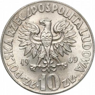 PRL. 10 złotych 1969 Kopernik - PIĘKNY