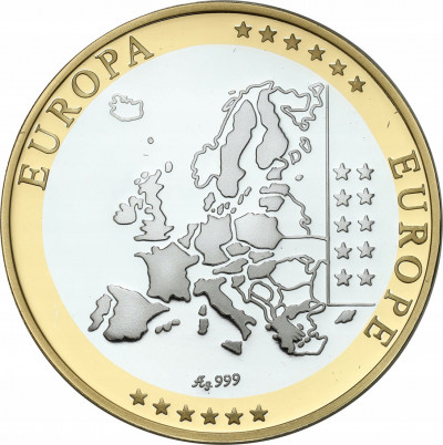 Medal - waluta Euro - SREBRO - Austria