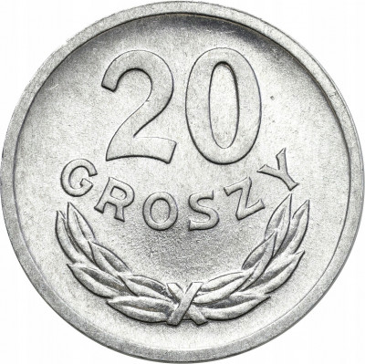 PRL. 20 groszy 1970 – PIĘKNE