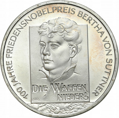 Niemcy. 10 euro 2005 F – Bertha Von Suttner