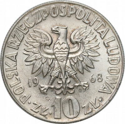 PRL. 10 złotych 1968 Kopernik - PIĘKNY