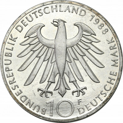 Niemcy. 10 Marek 1988 F – Carl Zeiss - SREBRO