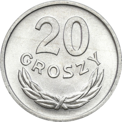 PRL. 20 groszy 1966 - RZADKIE – PIĘKNE