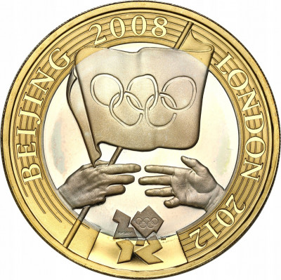 Wielka Brytania 2 funty 2008 Olimpiada Pekin