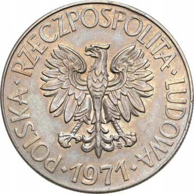 PRL. 10 złotych 1971 Kościuszko - PIĘKNY