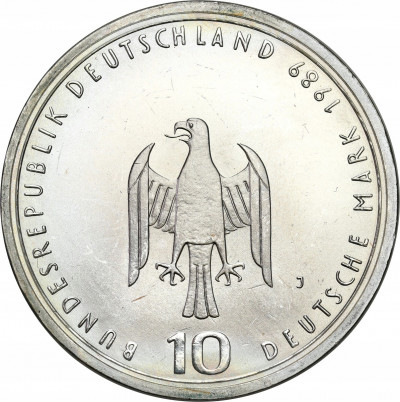 Niemcy. 10 marek 1989 J 800 lat Hamburga – SREBRO
