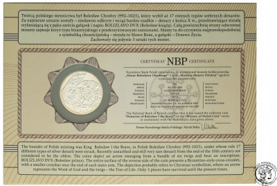 5 złotych 2013 denar Bolesława Chrobrego