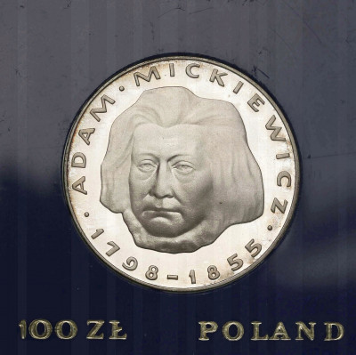 Polska PRL 100 zł 1978 Adam Mickiewicz