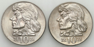 10 złotych 1972 Kościuszko – zestaw 2 szt.