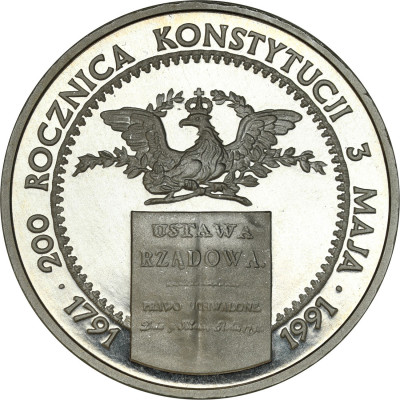 200 000 złotych 1991 200 lat Konstytucji st. L