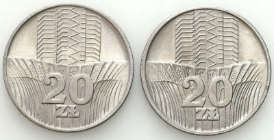 PRL. 20 złotych 1973 Wieżowiec i Kłosy – PIĘKNE
