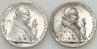Watykan. Medal Jan Paweł II zestaw - 2 szt