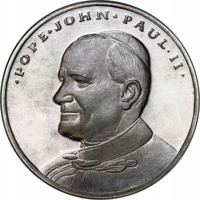 PRL. Medal 1987 Jan Paweł II , srebro