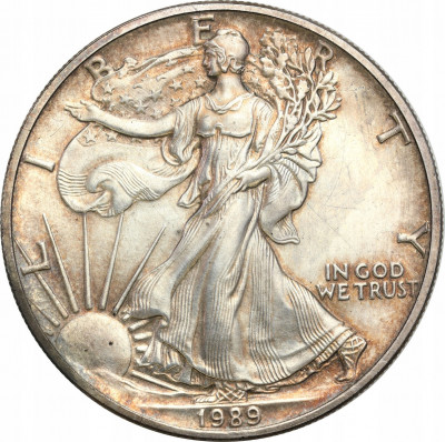 USA 1 Dolar 1989 - Liberty, 1 oz. Ag.999