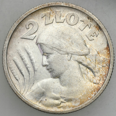 II RP. 2 złote 1924 Paryż - Róg i pochodnia ŁADNA