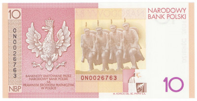 10 złotych 2008 Józef Piłsudski