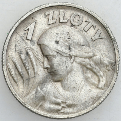 1 złoty 1925 kobieta i kłosy
