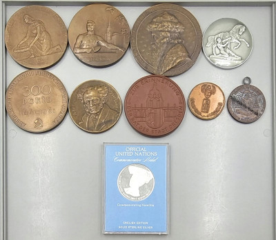 Świat. Medale, zestaw 10 sztuk – RÓŻNE
