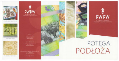 FOLDER do banknotu testowego PWPW Polskie Żubry