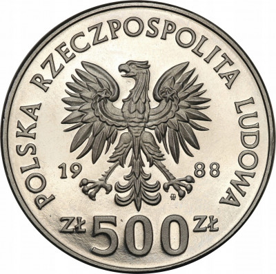 500 złotych 1988 Mistrzostwa Świata Włochy 1990