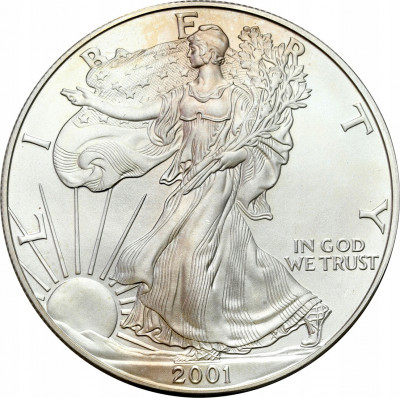 USA dolar 2001 Liberty - SREBRO uncja