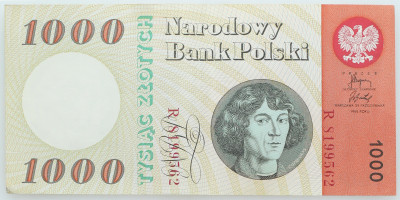 Kopernik 1.000 złotych 1965 seria R