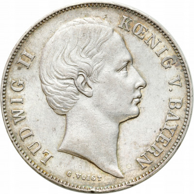 Niemcy, Bawaria. 1 gulden 1864