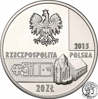 III RP. 20 złotych 2015 Relikty budowli