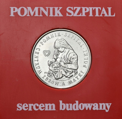 100 złotych 1985- Pomnik Szpital Sercem Budowany