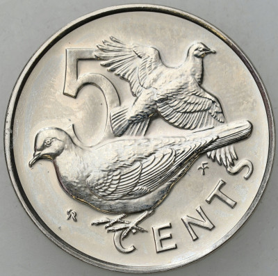 Wyspy Dziewicze 5 centów 1980