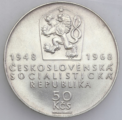 Czechosłowacja 50 koron 1968 - PIĘKNA