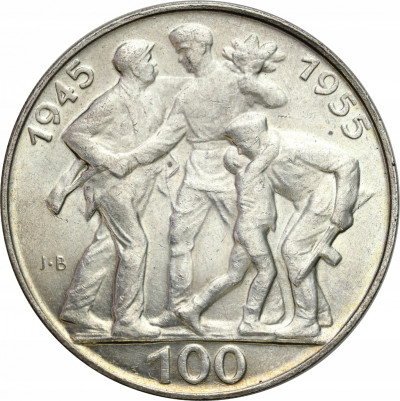 Czechosłowacja 100 Koron 1955 - PIĘKNA