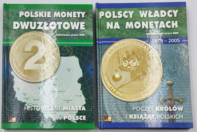 Polskie Monety Dwuzłotowe - klasery z monetami