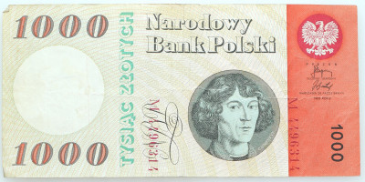 Kopernik 1.000 złotych 1965 seria M